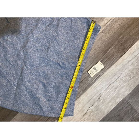 Banana Republic NWT Silk/Linen Blend Blue Textured Pencil Skirt, Sz 14, MSRP $88 - Picture 6 of 11